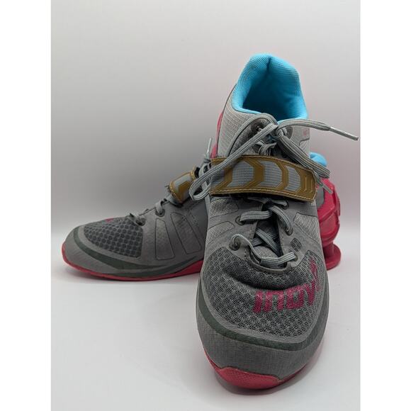 INOV-8 FastLift 325 Women’s Weightlifting/Cross-Training Shoes (Gray/Pink) - Picture 1 of 5